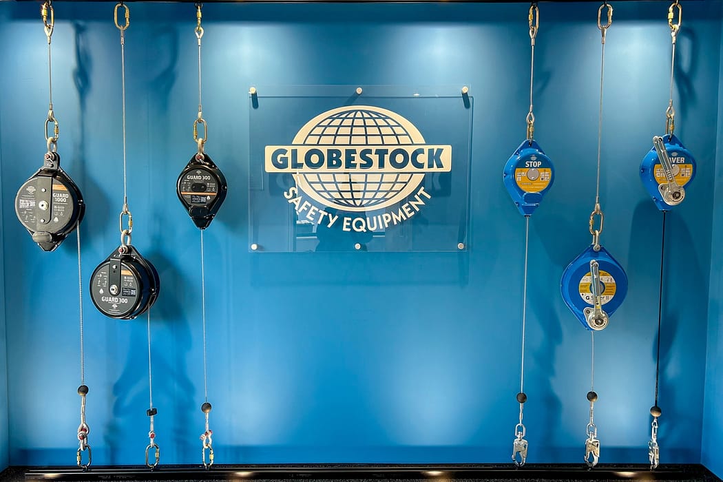 Globestock and Guard Load Arrest showroom